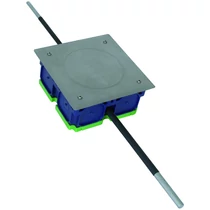 Vizsgálódoboz merev csatlakozózászlóval kezeletlen TSK 140X140 V2A AF8 10 L200 STTZN DEHN+SÖHNE