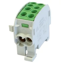Fővezetéki leágazókapocs 202/125A Cu/Al ónozott zöld 2x35+2x25mm2 1-pólus HLAK 35/25 PE LEIPOLD