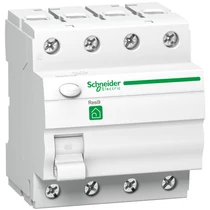 Áram-védőkapcsoló (Fi-relé) analóg 4P 63A 30mA AC-típus 6kA Resi9 Schneider
