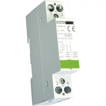 Installációs kontaktor sorolható 20A 24-230V AC/DC 2-z 230V AC/DC-műk 1mod VS220 Elko EP