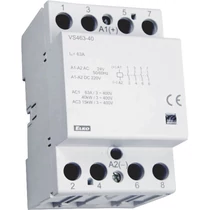 Installációs kontaktor sorolható 63A 24-400V AC/DC 4-z 230V AC/DC-műk 3mod VS463 Elko EP