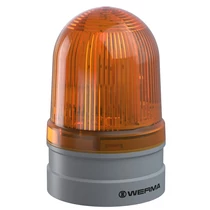 Fényjelző folyt/villogó d85x130mm 24V AC/DC falonkívüli beépített LED Midi TwinLIGHT WERMA