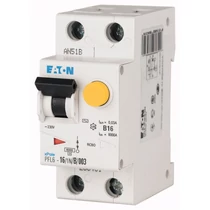 Áramvédő(FI)-kismegszakító 1P+N 10A C-jelleg 0.03A AC-típus 6kA/61009-1 PFL6-10/1N/C/003 EATON