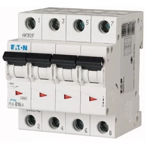 Kismegszakító 4P 16A C-jelleg 230V AC 6kA/60898 PL6-C16/4 EATON