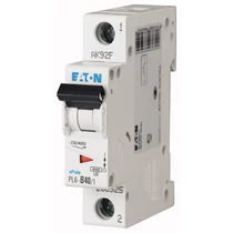 Kismegszakító 1P 40A C-jelleg 230V AC 6kA/60898 PL6-C40/1 EATON