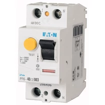 Áram-védőkapcsoló (Fi-relé) 2P 40A 0.03A AC-típus 6kA analóg PF6-40/2/003 EATON