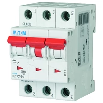 Kismegszakító 3P 10A C-jelleg 400V AC 10kA/60898 PL7-C10/3 EATON