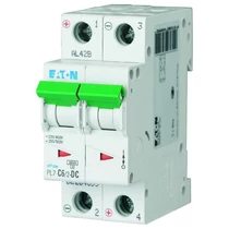Kismegszakító 2P 6A C-jelleg 48V DC 10kA/60898 PL7-C6/2-DC EATON