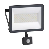 LED fényvető mozgásérzékelővel 1x 50W 230V AC 5000lm 4000K fekete-ház IP65 Mureva LED Schneider