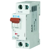 Kismegszakító 1P+N 4A C-jelleg 230V AC 10kA/60898 PL7-C4/1N EATON