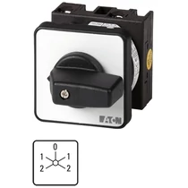 Terhelés irányváltó Dahlander kapcsoló 3-pólus 20A 4kW/AC-3/400V előlapra T0-6-15866/EZ EATON