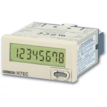 Impulzusszámláló összegző kontaktus bemenet előlapba 7digit 30Hz H7EC-N OMRON