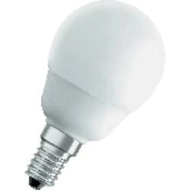 Kompakt fénycső E14 5W- kisgömb 220-240V 210lm 2500K 10000h A-en.o. DuluxStarMiniBullet LEDVANCE