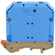 Átvezető sorkapocs 1-szintes 150A 0,2-2,5mm2/érvéghüvely kék csavaros/ RK 50 BU CONTA-CLIP