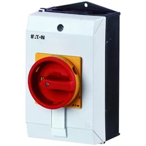 Szakaszoló fő- és vészkapcsoló 20A 3P+N 5.5kW/400VAC-3 ráépíthető tokozott T0-2-8900/I1/SVB EATON