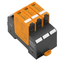Túlfeszültség-levezető szolár dugaszolható 3P T2 1000V/DC 1100V/PV-DC VPU PV II 3 1000 Weidmüller