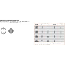 Présbetét hatszög 150mm2 12965/S