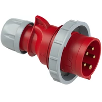 Ipari dugvilla lengő 3P+N+E 16A 5P 400V(50+60Hz) piros IP67 műanyag csavaros 6h-pozíció Shark PCE