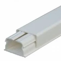 Vezetékcsatorna műanyag 20mm x 12.5mm 2100mm x fényesfehér kezeletlen DLP LEGRAND