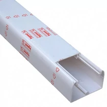 Szerelvénybeépítő-csatorna alj 105mm x 65mm x 2000mm kezeletlen műanyag fényesfehér DLP LEGRAND