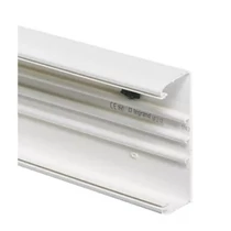 Szerelvénybeépítő-csatorna alj 195mm x 65mm x 2000mm kezeletlen műanyag fényesfehér DLP LEGRAND