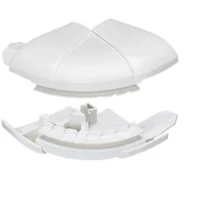 Parapetcsatornsa külső sarok 105/150/195x65-höz 65mmx 60-120° műanyag fényesfehér DLP LEGRAND