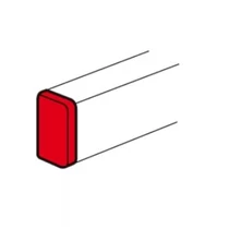 Parapetcsatorna végzáró 105x50-csatornához szimmetrikus 105mm x 50mm kezeletlen DLP LEGRAND
