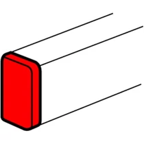Parapetcsatorna végzáró 195x65-csatornához szimmetrikus 195mm x 65mm kezeletlen DLP LEGRAND