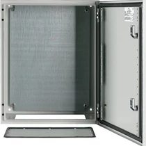 Szekrény fali sorolható acél szerelőlappal 500mm 400mmx 250mmx IP66 szürke CS-54/250 EATON