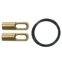 Behúzószál 10m, átmérő: 4mm BAYER-perlon szalagból, 2 szemmel műanyag Haupa
