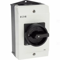 Szakaszoló főkapcsoló 25A 3P 7.5kW/400VAC-3 ráépíthető tokozott fekete P1-25/I2/SVB-SW EATON