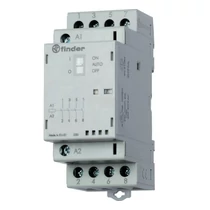 Moduláris kontaktor R25-40 12VAC/DC 4N0 25A Finder.