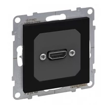 Suno médiacstlakozó HDMI 1.4 0,15m kábellel HDMI műanyag fekete LEGRAND