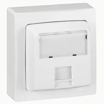 Oteo adatcsatlakozó dugalj UTP RJ45 8(8) Cat6 fehér csavaros LEGRAND