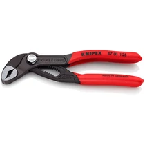 Vízpumpafogó 61HRC 27mm kulcsnyílás piros 30mm-max. átfogás 13-poz. állítható 125mm Cobra KNIPEX