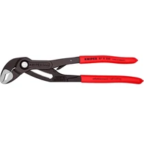 Vízszivattyú fogó autozáró gomb 61HRC 46mm kulcsnyílás piros 50mm-max. átfogás 250mm Cobra KNIPEX