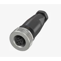 Köralakú ipari csatlakozó anya lengő 5-pólusú hüvely 4A 125V M435-0000-1A-000-41X575-000 Balluff