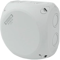 Kötődoboz falonkívüli 104mmx 104mmx 70mm szürke műanyag IP66 8 DK 0400 GZ Hensel
