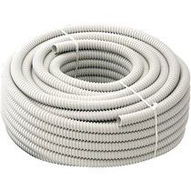 Gégecső flexibilis spirális 30m 40mm-átmérő / PVC 320N-nyomásálló szürke Diflex GEWISS