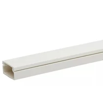 Vezetékcsatorna műanyag 12mm x 12mm 2000mm x fényesfehér kezeletlen halogénmentes Ultra Schneider