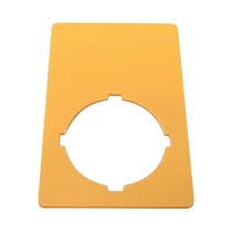 Felirati tábla vészgombhoz sárga négyszögletes-forma 33mm-sz 50mm-ma M22-XZK EATON