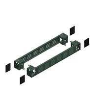 Lábazat első+hátsó elemek acél szürke 100mm-ma 800mm-sz 800mm-mé Spacial Schneider