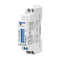 Fogyasztásmérő 1F 40A LCD ORNO