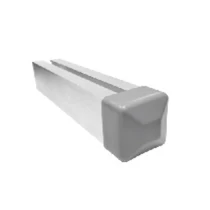 SOLAR 40X40 aluminium profil záró műanyag V.I.