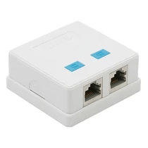 Telefon toldó 8P8C Cat.5 dupla
