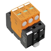 Túlfeszültség-levezető dugaszolható kombi T1+T2 3P T2 TNC 230V/AC VPU I 3 280V/12,5KA Weidmüller