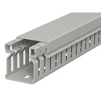 Perforált huzalozócsatorna 30mm x 25mm x 2000mm gránitszürke 10mm LK4 30025 OBO-BETTERMANN