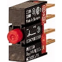 Érintkezőelem vezérlőkészülékhez előlapra rádugható 1-ny 6A/AC15/230V csavaros E01 EATON