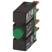 Érintkezőelem vezérlőkészülékhez előlapra rádugható 1-z 6A/AC15/230V csavaros E10 EATON