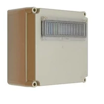 Elosztószekrény 12modul kalapsínnel műanyag 300mmx 300mmx 170mm PVT 3030 ÁK 1x12 Csatári Plast